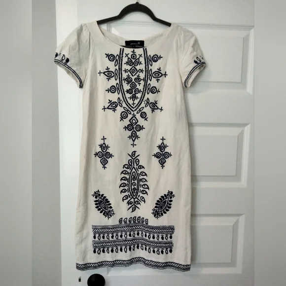 Isabel Marant Etoile embroidered shift dress